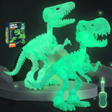 Laden Sie das Bild in den Galerie-Viewer, Glow in the Dark Dinosaur DIY Take Apart Fluorescent Skeleton Educational Toy for Kids 2 Pcs