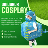 Laden Sie das Bild in den Galerie-Viewer, Cloth Cosplay Dinosaur Costume Trex Performance Party Clothing for Kid
