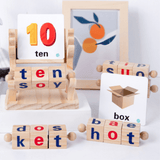 Laden Sie das Bild in den Galerie-Viewer, Wooden Matching Letter Game Toy 40 Words Flash Cards for 3+ Years Child 1 Set