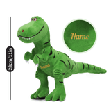 Laden Sie das Bild in den Galerie-Viewer, Name Personalized Dinosaur Stuffed Animal Cute T Rex Plush Toy for Boys Girls Birthday Gifts Green Trex 28cm