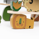 Laden Sie das Bild in den Galerie-Viewer, Wooden Forest Theme Animal Balance Jenga Game
