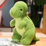 Laden Sie das Bild in den Galerie-Viewer, Dinosaur Stuffed Animal with Embroidery Positive Word on Back Great Gift for Kids T Rex