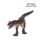 Laden Sie das Bild in den Galerie-Viewer, 11&quot; Realistic Carnotaurus Dinosaur Solid Action Figure Model Toy Decor Gray