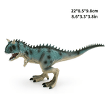 Load image into Gallery viewer, 11&quot; Realistic Carnotaurus Dinosaur Solid Action Figure Model Toy Decor Blue