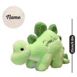 Load image into Gallery viewer, Dinosaur Stuffed Animal with Embroidery Positive Word on Back Great Gift for Kids Stegosaurus(Goodness)