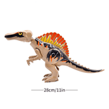 Laden Sie das Bild in den Galerie-Viewer, 12&quot; Dinosaur Jurassic Theme DIY Action Figures Building Blocks Toy Playsets Brown Spinosaurus