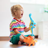 Laden Sie das Bild in den Galerie-Viewer, Electric Dinosaur Stuffed Animal Plush Toy for Kid