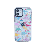 Laden Sie das Bild in den Galerie-Viewer, Cartoon Dinosaur Patterned Phone Case Clear Slim Fit Protective Case for Apple iPhone Colorful Dinosaur / iPhone8/7