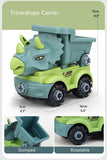 Laden Sie das Bild in den Galerie-Viewer, Inertial Take Apart Construction Dinosaur Truck Car T Rex Triceratops Excavator Toy for Kids