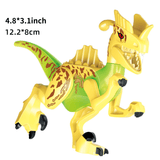 Laden Sie das Bild in den Galerie-Viewer, 5&quot; Mini Dinosaur Jurassic Theme DIY Action Figures Building Blocks Toy Playsets Mix Velociraptor / Velociraptor
