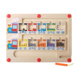 Laden Sie das Bild in den Galerie-Viewer, Magnetic Maze Montessori Wooden Puzzle Activity Board Toys for 3+ Year Old 3