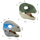Laden Sie das Bild in den Galerie-Viewer, 3D PU Dinosaur Dragon Mask Halloween Party Props Costumes Decoration