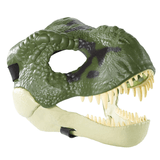 Laden Sie das Bild in den Galerie-Viewer, 3D PU Dinosaur Dragon Mask Halloween Party Props Costumes Decoration Green Trex