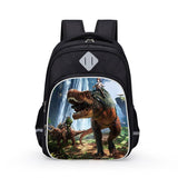 Laden Sie das Bild in den Galerie-Viewer, 3D Dinosaur TRex Jurassic Theme 15 Inch Kids School Bag Travel Backpack Daypack C