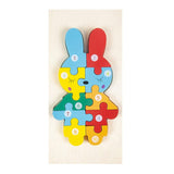 Laden Sie das Bild in den Galerie-Viewer, Montessori Wooden Puzzle for Toddlers Brain Teaser Board Early Education Toys Bunny