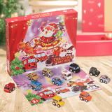 Laden Sie das Bild in den Galerie-Viewer, 24 Days Countdown to Christmas Calendar Blind Box Dinosaur Toy Xmas Gift for Boys Girls Pull Back Cars