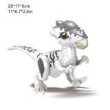 Laden Sie das Bild in den Galerie-Viewer, 12&quot; Dinosaur Jurassic Theme DIY Action Figures Building Blocks Toy Playsets White Stygimoloch / 17*28.5cm