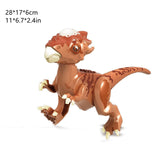 Laden Sie das Bild in den Galerie-Viewer, 12&quot; Dinosaur Jurassic Theme DIY Action Figures Building Blocks Toy Playsets Brown Stygimoloch / 17*28.5cm