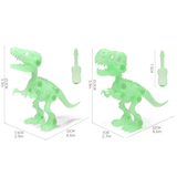 Laden Sie das Bild in den Galerie-Viewer, Glow in the Dark Dinosaur DIY Take Apart Fluorescent Skeleton Educational Toy for Kids
