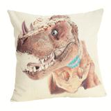 Load image into Gallery viewer, 18 Inch Square Dinosaur Pillow Case Trex Throw Pillow Cover Trex