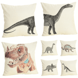 Load image into Gallery viewer, 18 Inch Square Dinosaur Pillow Case Trex Throw Pillow Cover