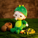 Laden Sie das Bild in den Galerie-Viewer, Personalized Name Dinosaur Plush Stuffed Animal Kids Gift Toy