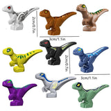 Laden Sie das Bild in den Galerie-Viewer, 12&quot; Dinosaur Jurassic Theme DIY Action Figures Building Blocks Toy Playsets 9 Pcs Dino Baby