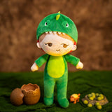 Laden Sie das Bild in den Galerie-Viewer, Personalized Name Dinosaur Plush Stuffed Animal Kids Gift Toy