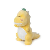 Laden Sie das Bild in den Galerie-Viewer, Adorable Soft Plush Dinosaur Crossbody Bag Zipper Satchel Animal Shoulder Bag Kids Gift Yellow Plush Stuffed