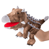 Laden Sie das Bild in den Galerie-Viewer, Adorable Plush Dinosaur Hand Puppet Interactive Cosplay Role Play Game Toy Ankylosaurus