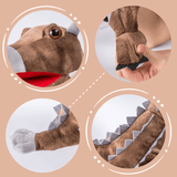 Laden Sie das Bild in den Galerie-Viewer, Adorable Plush Dinosaur Hand Puppet Interactive Cosplay Role Play Game Toy