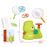 Laden Sie das Bild in den Galerie-Viewer, Flying Discs Launcher Toy Set Step On Machine Outdoor Toy for Boys Girls Green Elephant