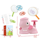 Load image into Gallery viewer, Flying Discs Launcher Toy Set Step On Machine Outdoor Toy for Boys Girls Pink Elephant