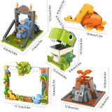 Laden Sie das Bild in den Galerie-Viewer, Fun Desk Series Dinosaur Assembled DIY Building Blocks Toy Set Photo Frame