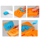 Laden Sie das Bild in den Galerie-Viewer, 14 Pcs Dinosaur Play Dough Tools Plastic Molds Kits Dinosaur Mold Kit