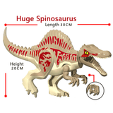 Laden Sie das Bild in den Galerie-Viewer, 12&quot; Dinosaur Jurassic Theme DIY Action Figures Building Blocks Toy Playsets Beige Spinosaurus / 20.1*30.5cm