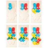Laden Sie das Bild in den Galerie-Viewer, Montessori Wooden Puzzle for Toddlers Brain Teaser Board Early Education Toys