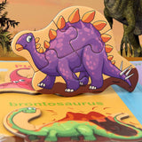 Laden Sie das Bild in den Galerie-Viewer, 40 Pcs Cartoon Dinosaur 3D Magnetic Puzzles Book Preschool Educational Toy