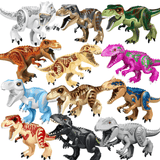 Laden Sie das Bild in den Galerie-Viewer, 12‘’ Dinosaur Jurassic Theme DIY Action Figures Building Blocks Toy Playsets 12 Pack TRex / 17*28.5cm