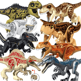 Laden Sie das Bild in den Galerie-Viewer, 12&quot; Dinosaur Jurassic Theme DIY Action Figures Building Blocks Toy Playsets 8 Pack -C