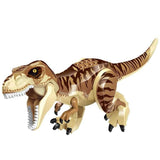Laden Sie das Bild in den Galerie-Viewer, 12‘’ Dinosaur Jurassic Theme DIY Action Figures Building Blocks Toy Playsets Brown T-Rex / 17*28.5cm
