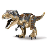 Laden Sie das Bild in den Galerie-Viewer, 12‘’ Dinosaur Jurassic Theme DIY Action Figures Building Blocks Toy Playsets Gray T-Rex / 17*28.5cm