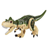 Laden Sie das Bild in den Galerie-Viewer, 12‘’ Dinosaur Jurassic Theme DIY Action Figures Building Blocks Toy Playsets Green Carnotaurus / 17*28.5cm