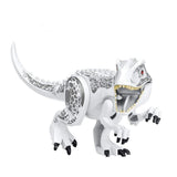 Laden Sie das Bild in den Galerie-Viewer, 12‘’ Dinosaur Jurassic Theme DIY Action Figures Building Blocks Toy Playsets White T-Rex / 17*28.5cm