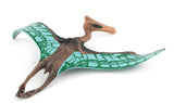 Laden Sie das Bild in den Galerie-Viewer, 13‘’ Realistic Pterosaur Dinosaur Solid Figure Model Toy Decor with Movable Jaw Blue