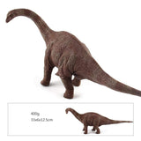 Laden Sie das Bild in den Galerie-Viewer, 14‘’ Realistic Brontosaurus Dinosaur Solid Figure Model Toy Decor Brown