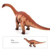 Laden Sie das Bild in den Galerie-Viewer, 14‘’ Realistic Brontosaurus Dinosaur Solid Figure Model Toy Decor Red