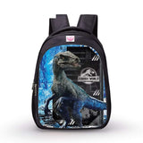 Laden Sie das Bild in den Galerie-Viewer, 3D T-Rex Durable Dinosaur Cartoon Travel Backpack School Laptop Daypack Waterproof Bag Blue / S