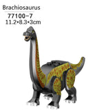 Laden Sie das Bild in den Galerie-Viewer, 5‘’ Mini Dinosaur Jurassic Theme DIY Action Figures Building Blocks Toy Playsets Brachiosaurus / Black