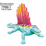 Laden Sie das Bild in den Galerie-Viewer, 5‘’ Mini Dinosaur Jurassic Theme DIY Action Figures Building Blocks Toy Playsets Dimetrodon / Blue